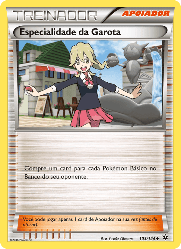 Especialidade da Garota, card 103 from Fusão de Destinos