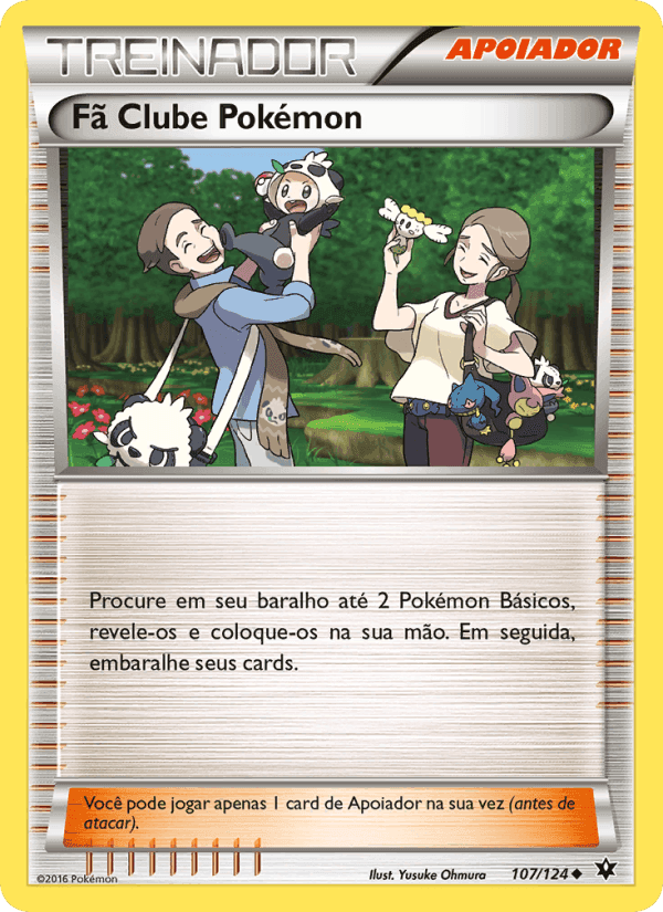 Fã Clube Pokémon, carta 107 de Fusão de Destinos