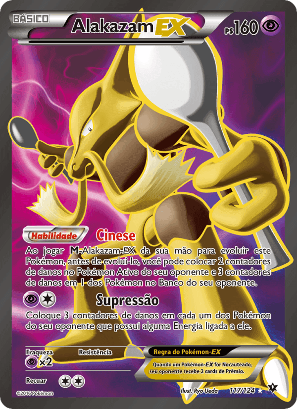 Alakazam EX, carta 117 de Fusão de Destinos