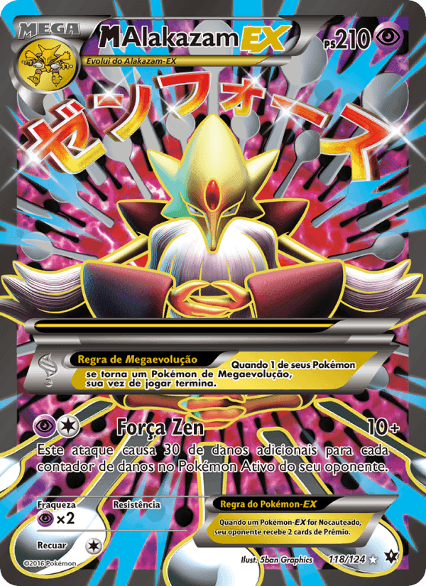 M-Alakazam EX, carta 118 de Fusão de Destinos