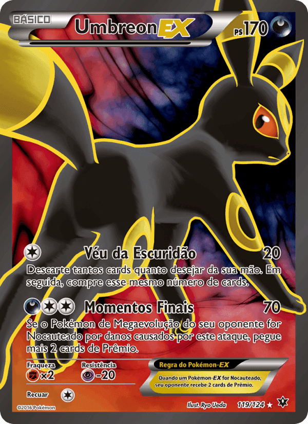 Umbreon EX, carta 119 di Fusão de Destinos