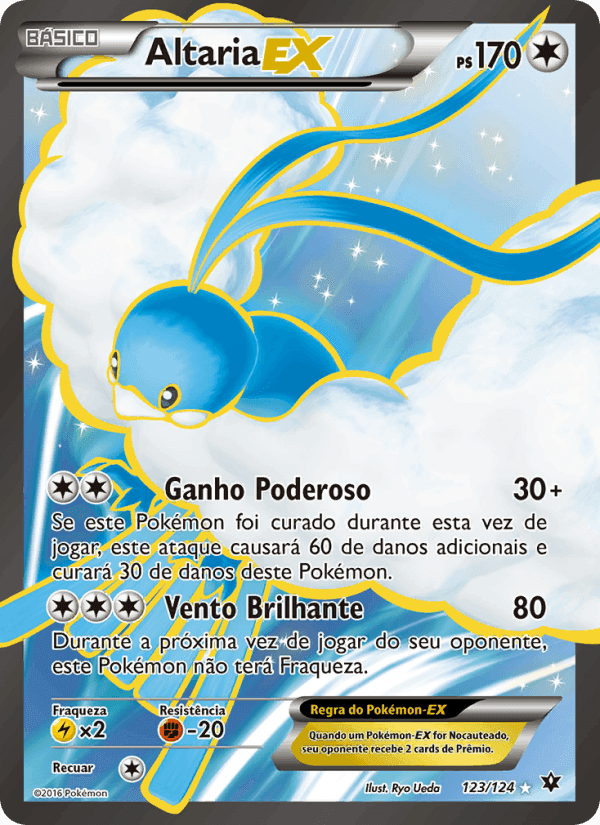 Altaria EX, card 123 from Fusão de Destinos