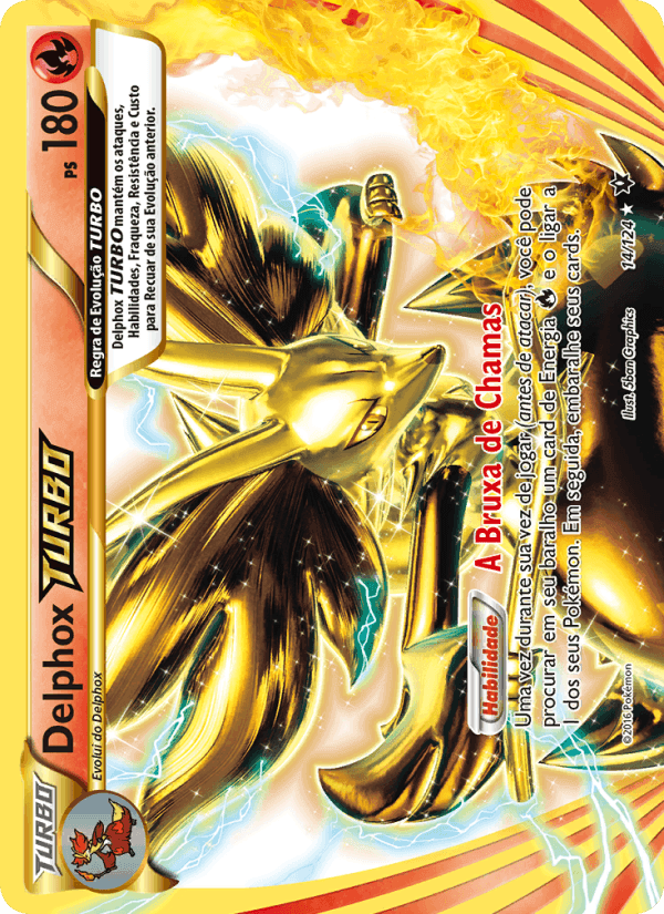 Delphox TURBO, carte 14 de Fusão de Destinos