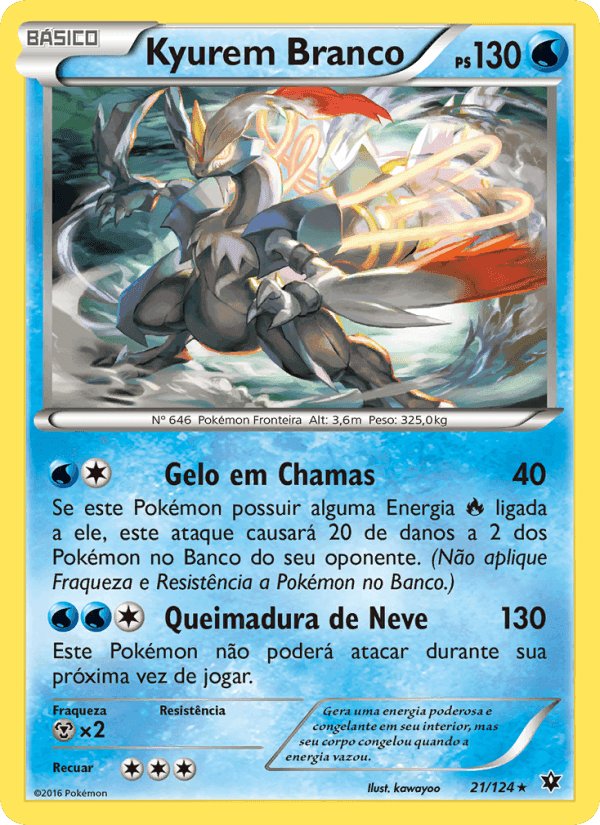 Kyurem Branco, carta 21 de Fusão de Destinos