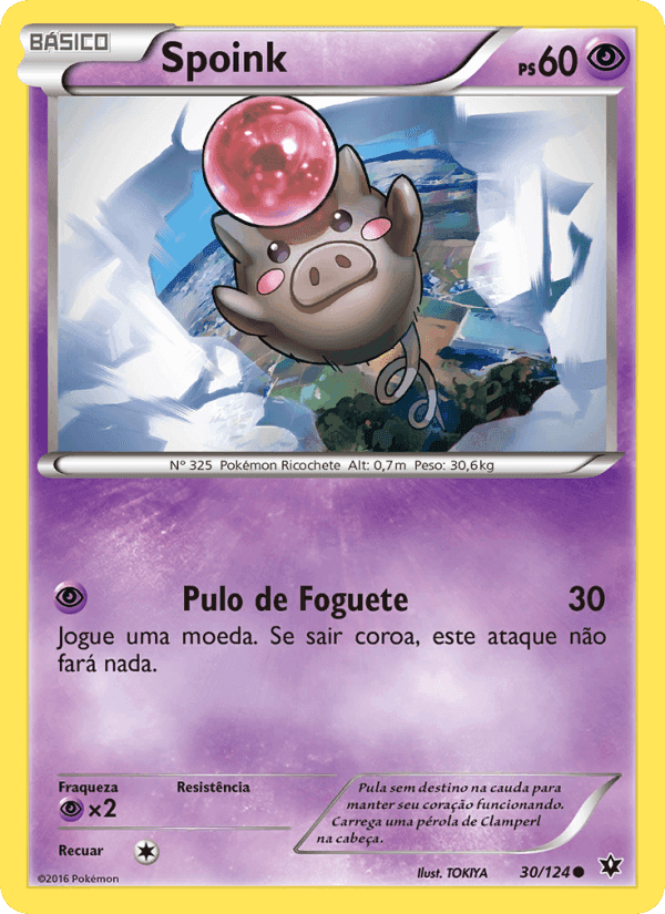 Spoink, carta 30 de Fusão de Destinos