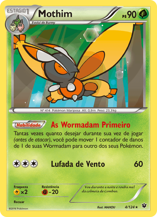 Mothim, carte 4 de Fusão de Destinos