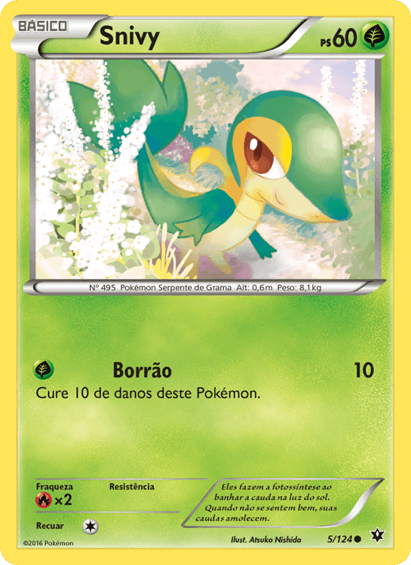 Snivy, card 5 from Fusão de Destinos