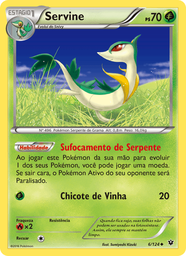Servine, carta 6 de Fusão de Destinos