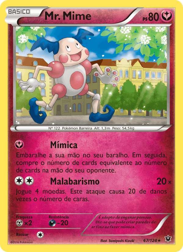 Mr. Mime, carta 67 de Fusão de Destinos