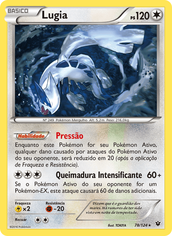 Lugia, carta 78 di Fusão de Destinos