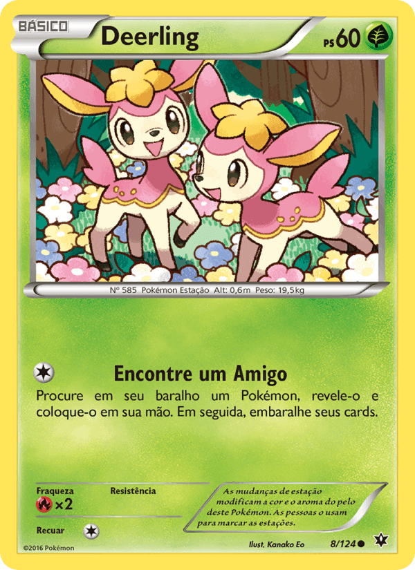 Deerling, carte 8 de Fusão de Destinos