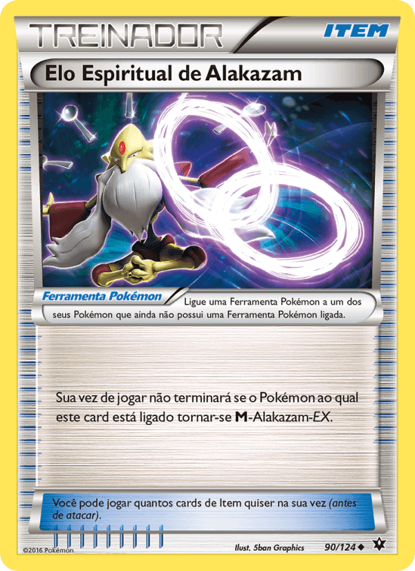 Elo Espiritual de Alakazam, carta 90 de Fusão de Destinos