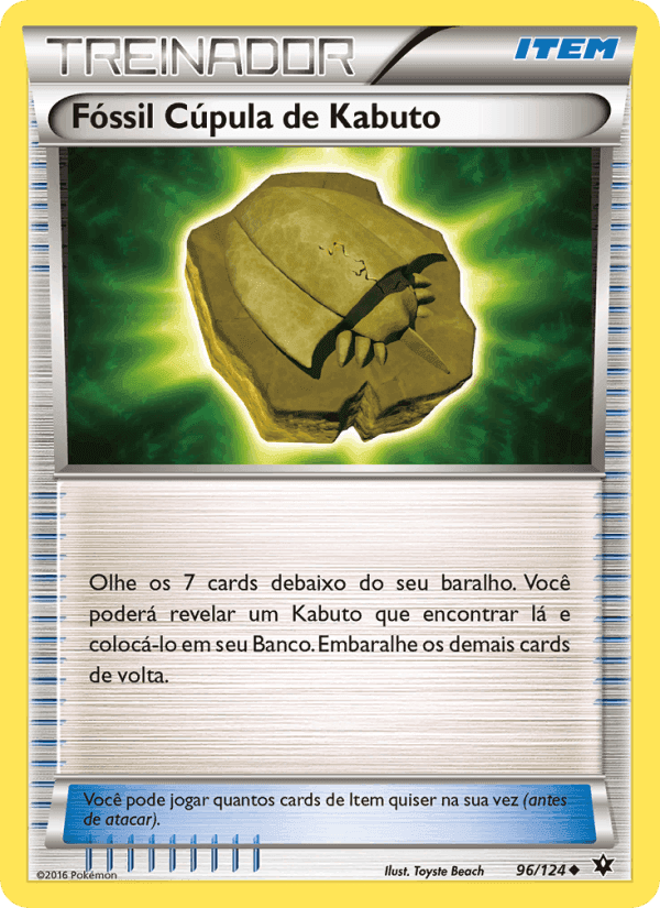 Fóssil Cúpula de Kabuto, carta 96 di Fusão de Destinos
