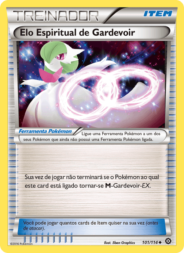 Elo Espiritual de Gardevoir, carta 101 de Cerco de Vapor