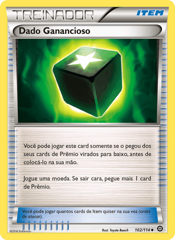 Dado Ganancioso, carta 102 de Cerco de Vapor