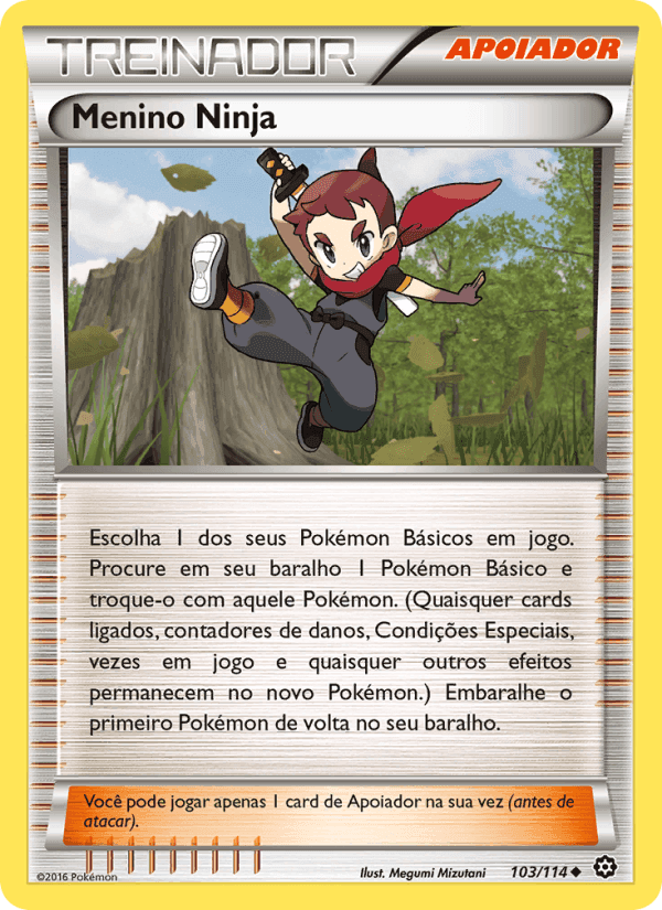 Menino Ninja, carta 103 de Cerco de Vapor