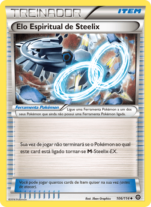 Elo Espiritual de Steelix, card 106 from Cerco de Vapor