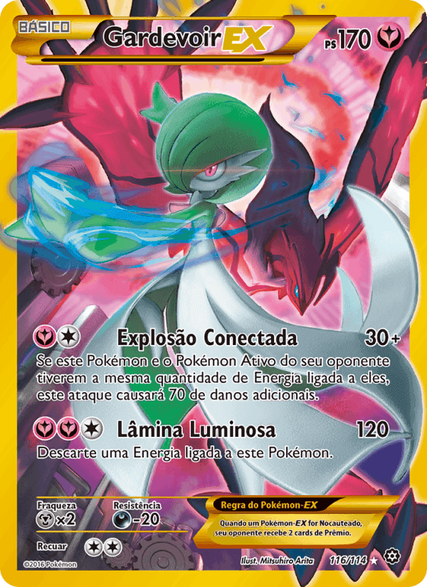 Gardevoir EX, carta 116 de Cerco de Vapor
