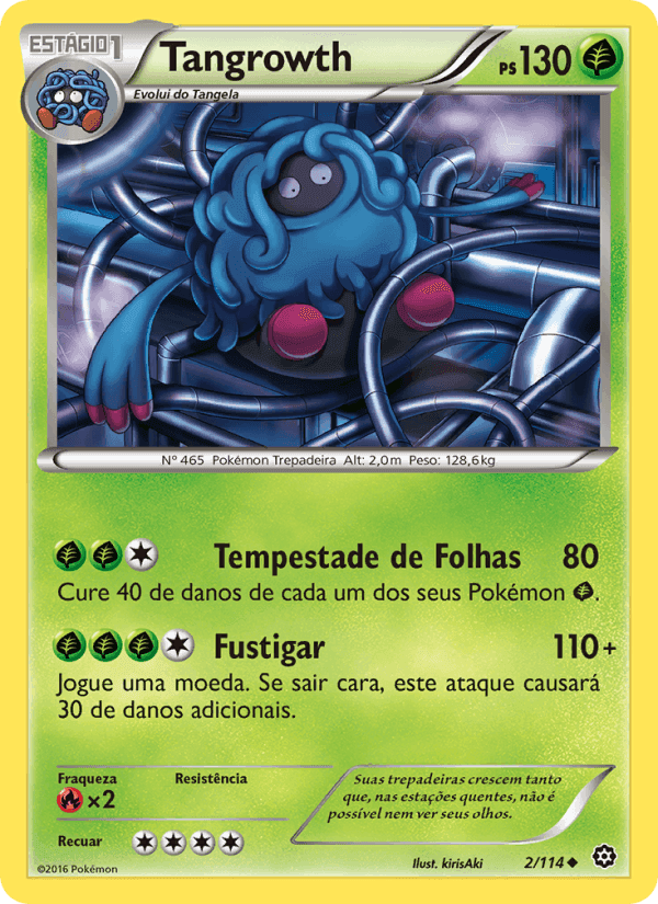 Tangrowth, carta 2 de Cerco de Vapor