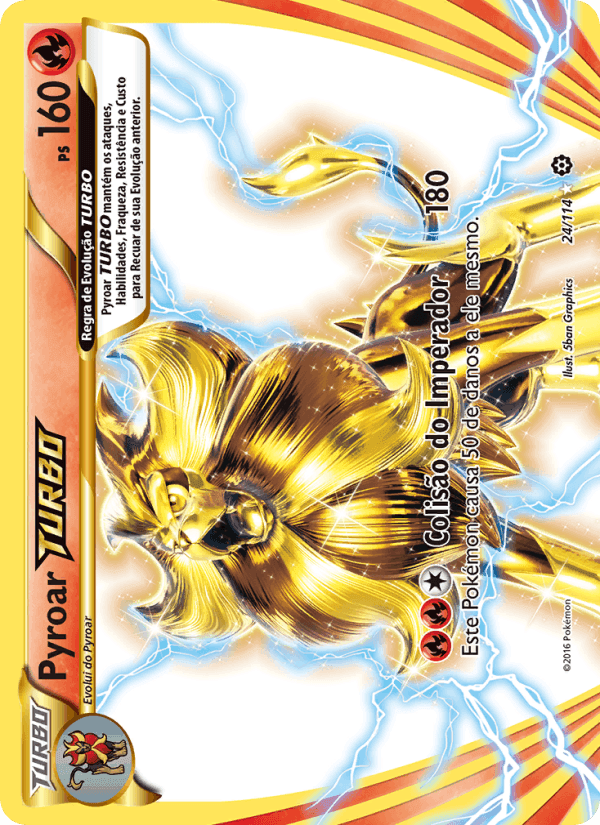 Pyroar TURBO, carte 24 de Cerco de Vapor