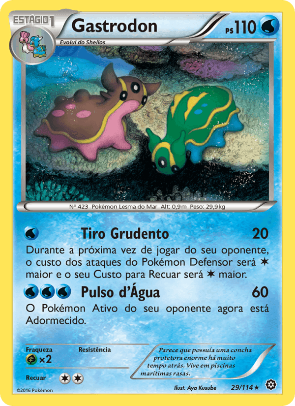 Gastrodon, card 29 from Cerco de Vapor