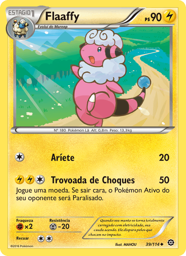 Flaaffy, card 39 from Cerco de Vapor