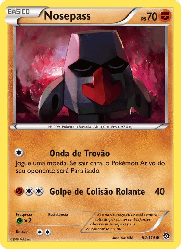 Nosepass, carta 54 di Cerco de Vapor
