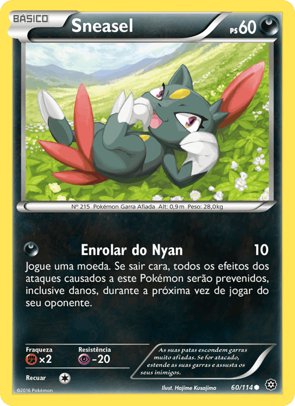 Sneasel, card 60 from Cerco de Vapor