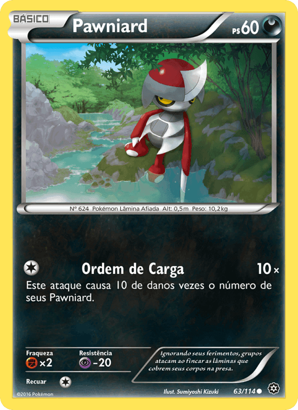 Pawniard, carta 63 de Cerco de Vapor