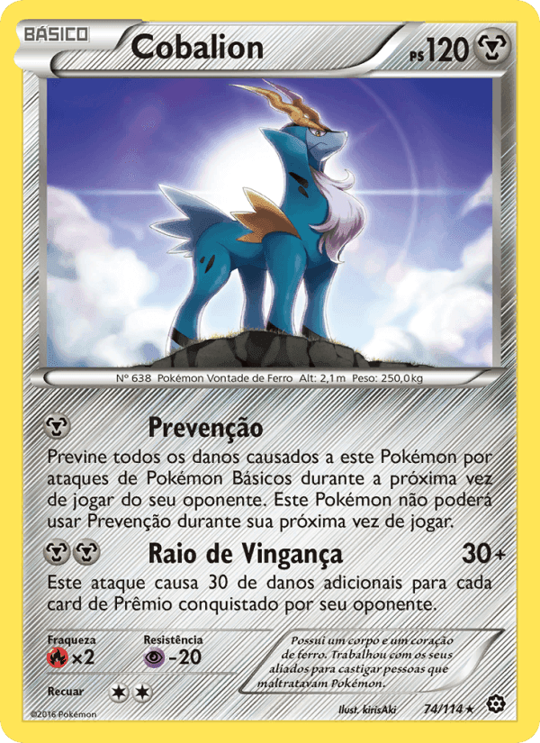 Cobalion, carta 74 di Cerco de Vapor