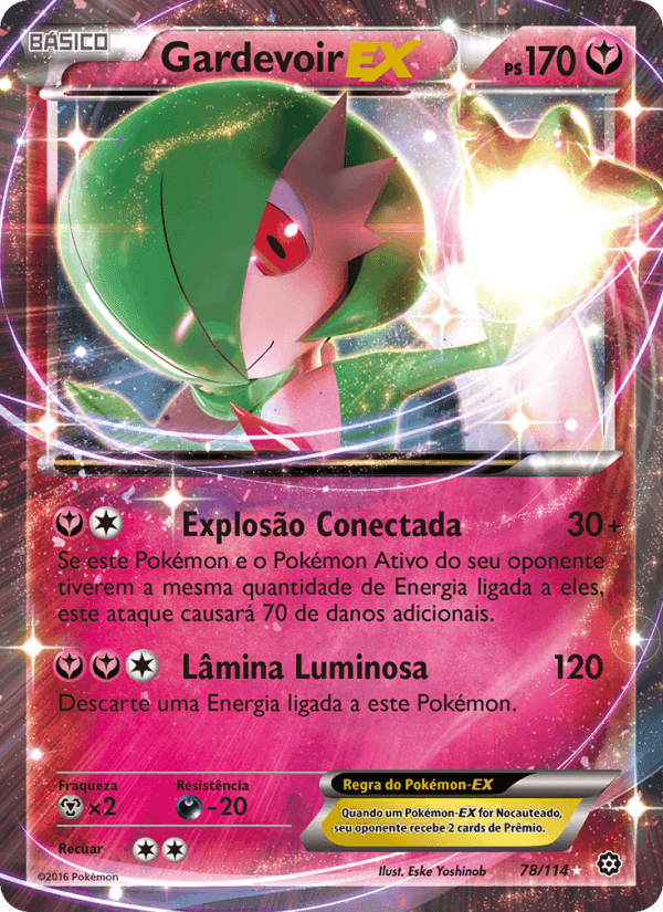 Gardevoir EX, card 78 from Cerco de Vapor
