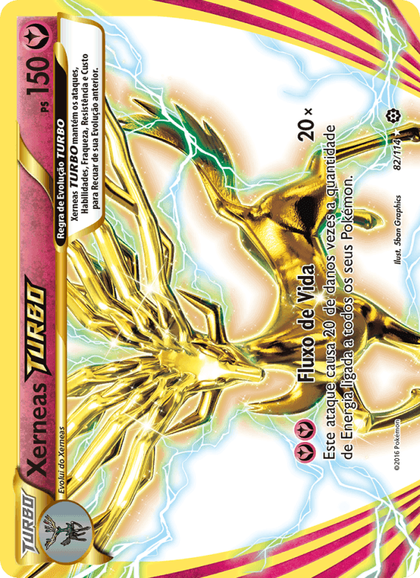 Xerneas TURBO, card 82 from Cerco de Vapor