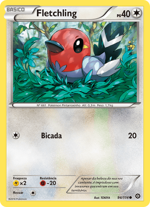 Fletchling, carta 94 de Cerco de Vapor