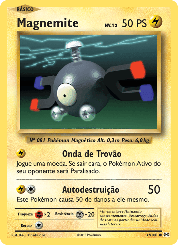 Magnemite, carta 37 de Evoluções