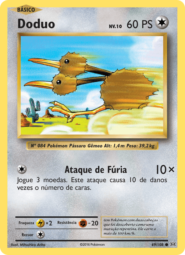 Doduo, carta 69 de Evoluções
