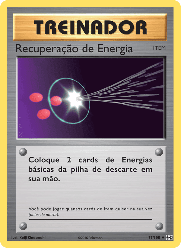 Recuperação de Energia, carta 77 de Evoluções