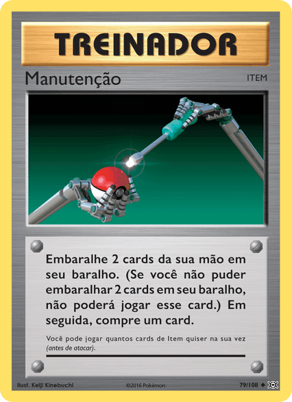 Manutenção, carta 79 de Evoluções