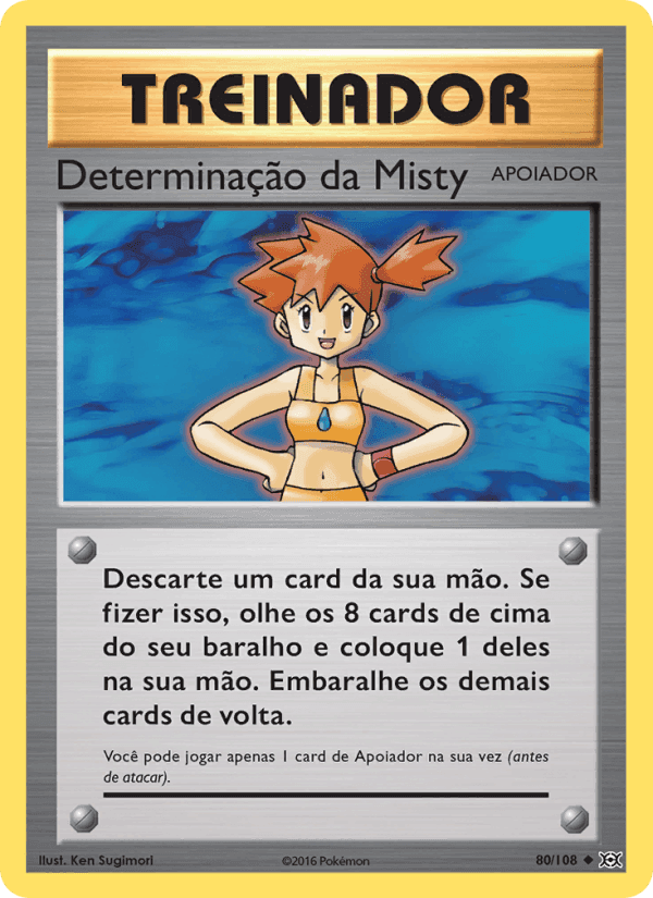 Determinação da Misty, carta 80 de Evoluções