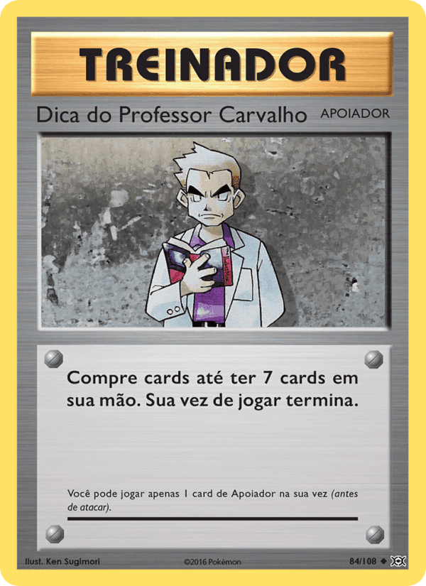 Dica do Professor Carvalho, carta 84 di Evoluções