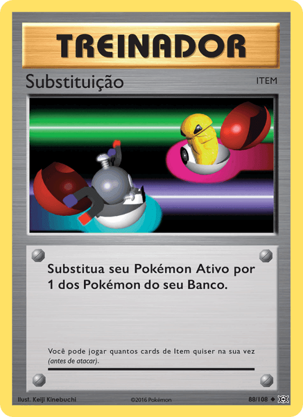 Substituição, carta 88 de Evoluções