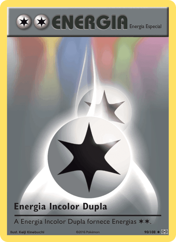 Energia Incolor Dupla, card 90 from Evoluções