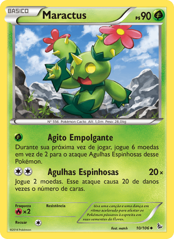 Maractus, carte 10 de Flash de Fogo
