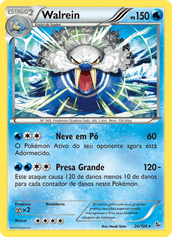 Walrein, carta 26 di Flash de Fogo