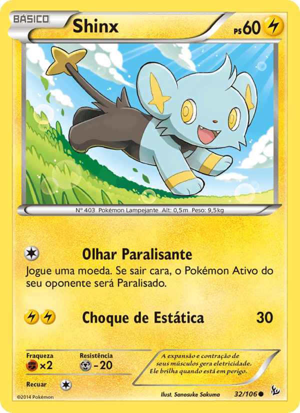 Shinx, carta 32 de Flash de Fogo