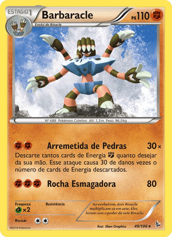 Barbaracle, carta 49 de Flash de Fogo