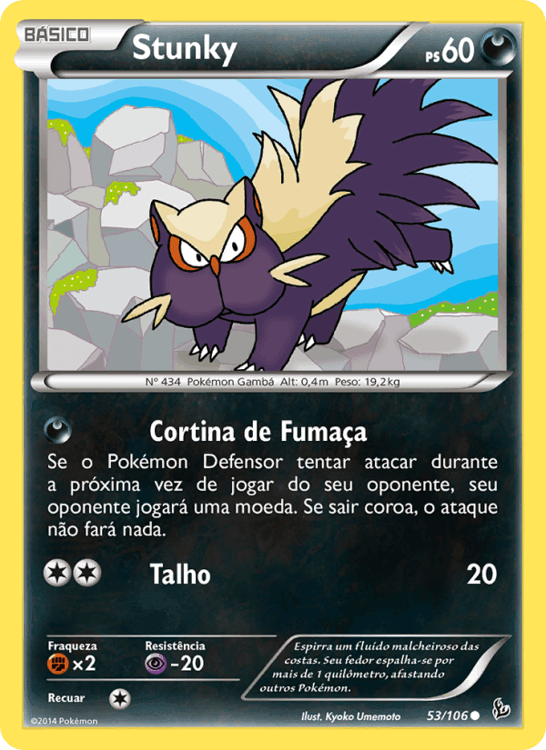 Stunky, carta 53 di Flash de Fogo