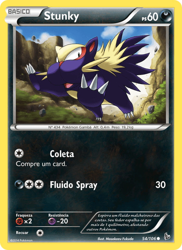 Stunky, carta 54 di Flash de Fogo