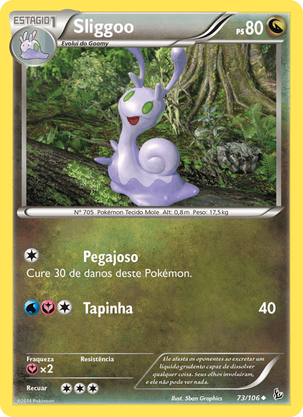 Sliggoo, carta 73 de Flash de Fogo
