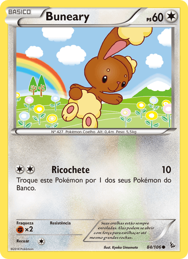 Buneary, carta 84 de Flash de Fogo