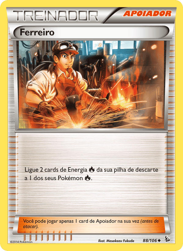 Ferreiro, carta 88 de Flash de Fogo